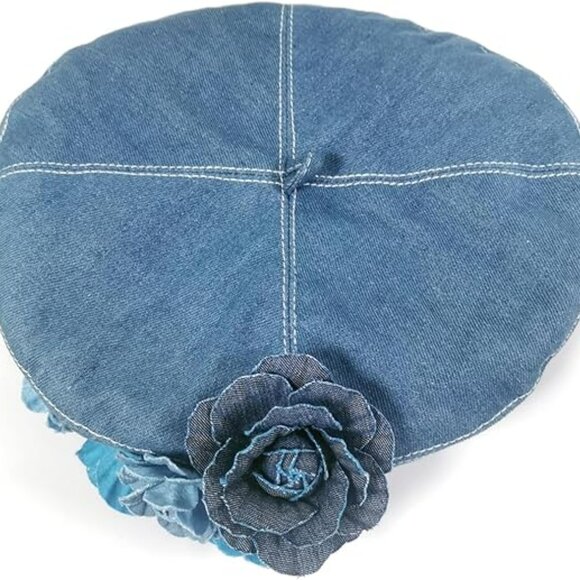Denim Beret Hat Unique Style !! Brand‎ New Adjustable